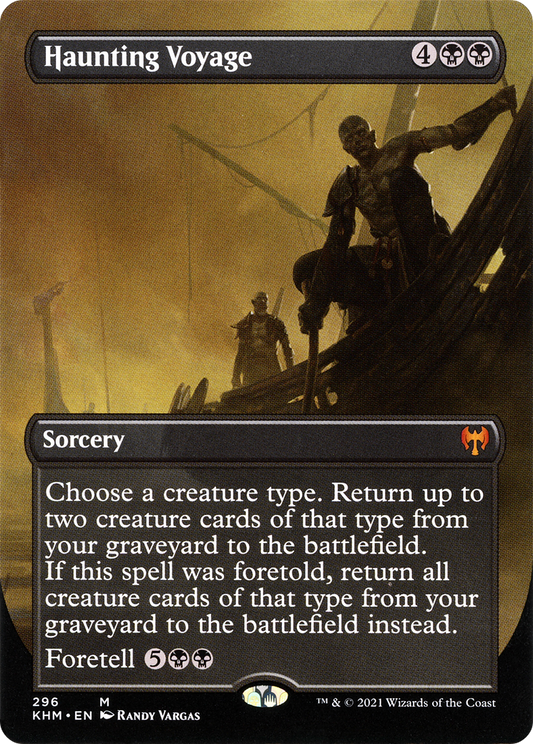 Haunting Voyage (Borderless Alternate Art) [Kaldheim]