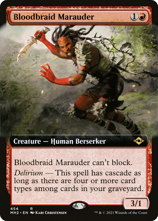 Bloodbraid Marauder (Extended Art) [Modern Horizons 2]