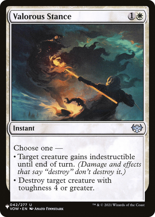 Valorous Stance (VOW) [The List]