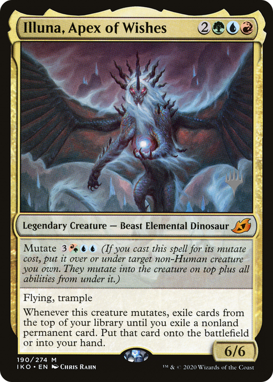 Illuna, Apex of Wishes (Promo Pack) [Ikoria: Lair of Behemoths Promos]