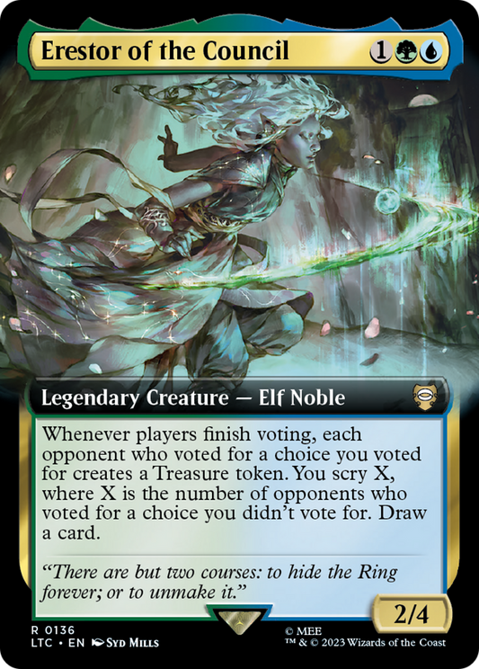 Erestor of the Council (Extended Art) [The Lord of the Rings: Tales of Middle-Earth Commander]