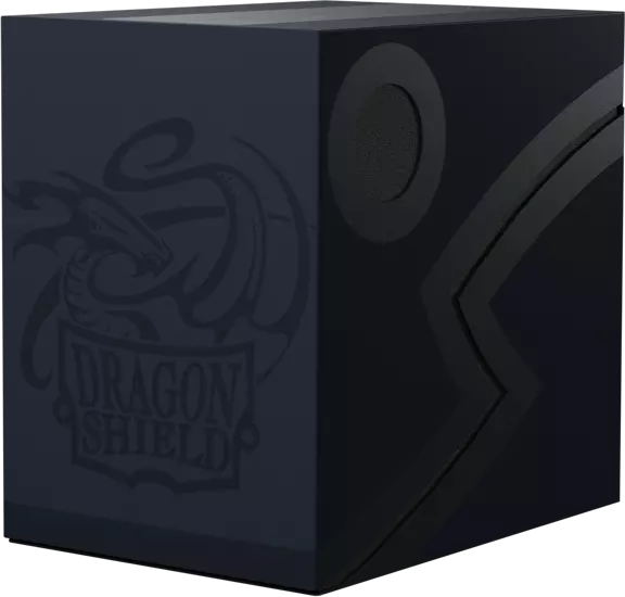 Dragon Shield Double Shell Deck Box Black/Blue
