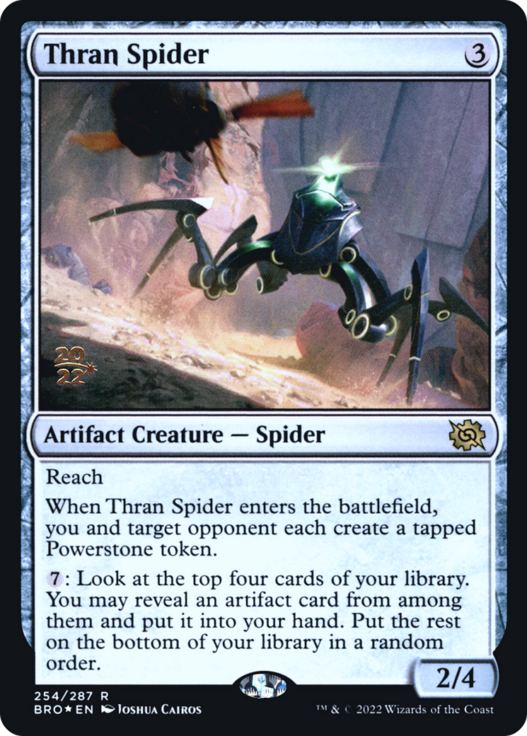 Thran Spider [The Brothers' War Prerelease Promos]