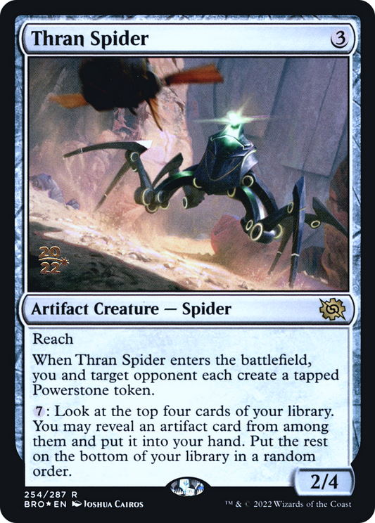 Thran Spider [The Brothers' War Prerelease Promos]