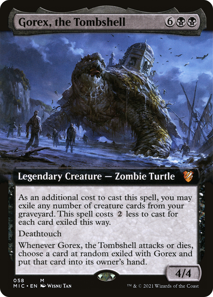 Gorex, the Tombshell (Extended Art) [Innistrad: Midnight Hunt Commander]
