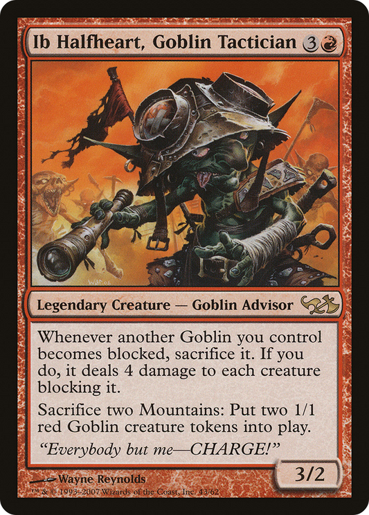 Ib Halfheart, Goblin Tactician [Duel Decks: Elves vs. Goblins]
