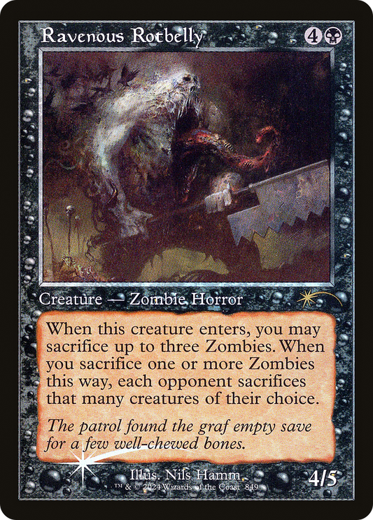 Ravenous Rotbelly (Retro Frame) [Secret Lair Drop Series]