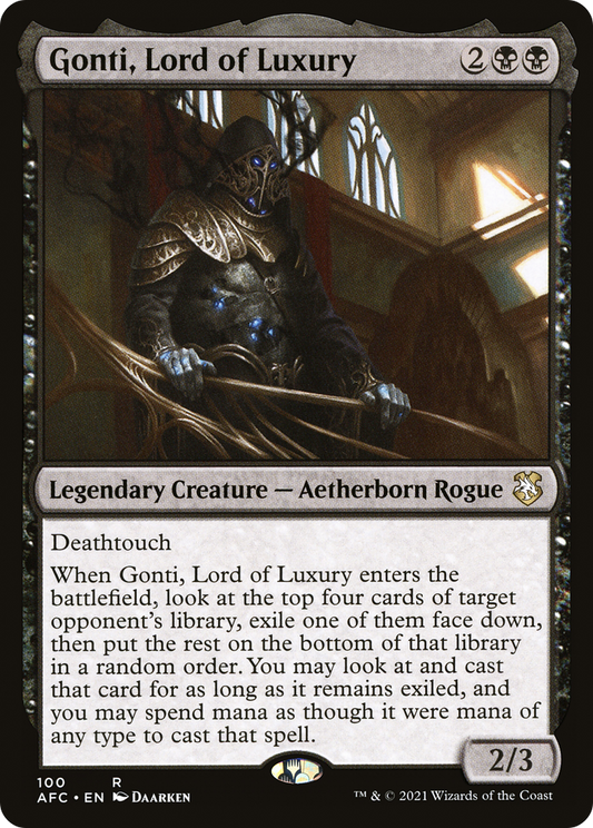 Gonti, Lord of Luxury [Dungeons & Dragons: Adventures in the Forgotten Realms Commander]