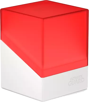 Ultimate Guard Boulder Deck Box - Synergy Red/White (100+)