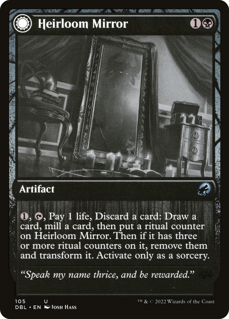 Heirloom Mirror // Inherited Fiend [Innistrad: Double Feature]