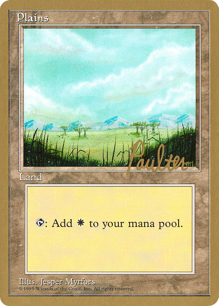 Plains (pp365) (Preston Poulter) [Pro Tour Collector Set]
