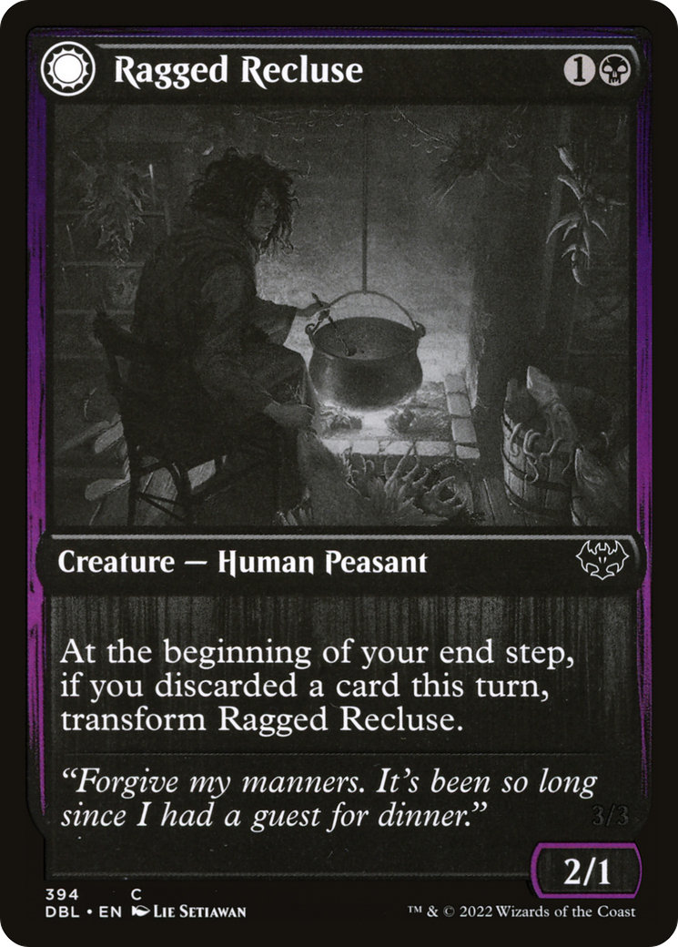 Ragged Recluse // Odious Witch [Innistrad: Double Feature]