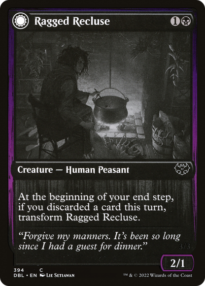 Ragged Recluse // Odious Witch [Innistrad: Double Feature]