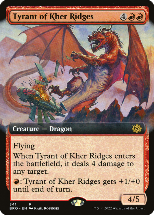 Tyrant of Kher Ridges (Extended Art) [The Brothers' War]