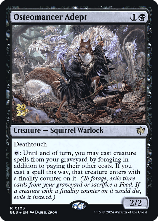 Osteomancer Adept [Bloomburrow Prerelease Promos]