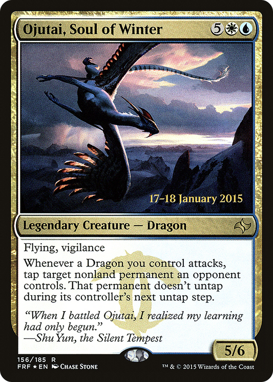 Ojutai, Soul of Winter [Fate Reforged Prerelease Promos]
