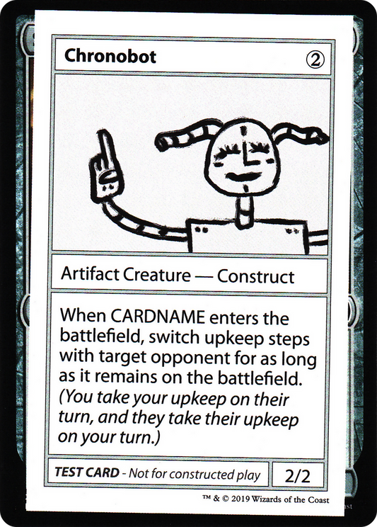 Chronobot (2021 Edition) [Mystery Booster Playtest Cards]