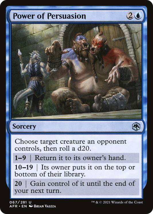 Power of Persuasion [Dungeons & Dragons: Adventures in the Forgotten Realms]