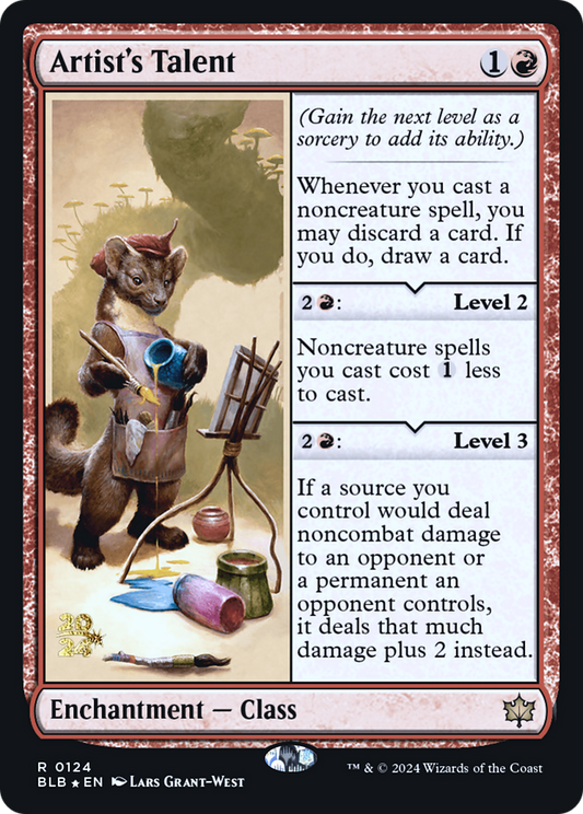 Artist's Talent [Bloomburrow Prerelease Promos]