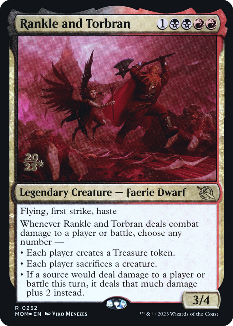 Rankle and Torbran [March of the Machine Prerelease Promos]