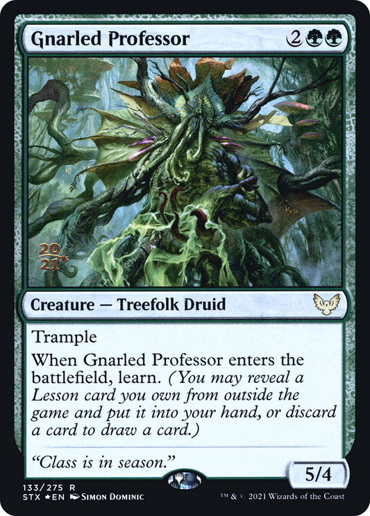 Gnarled Professor [Strixhaven: School of Mages Prerelease Promos]