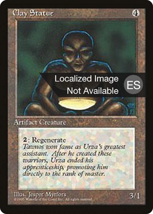 Clay Statue [Fourth Edition (Foreign Black Border)]