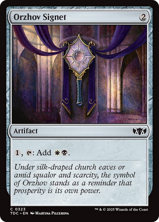 Orzhov Signet [Tarkir: Dragonstorm Commander]