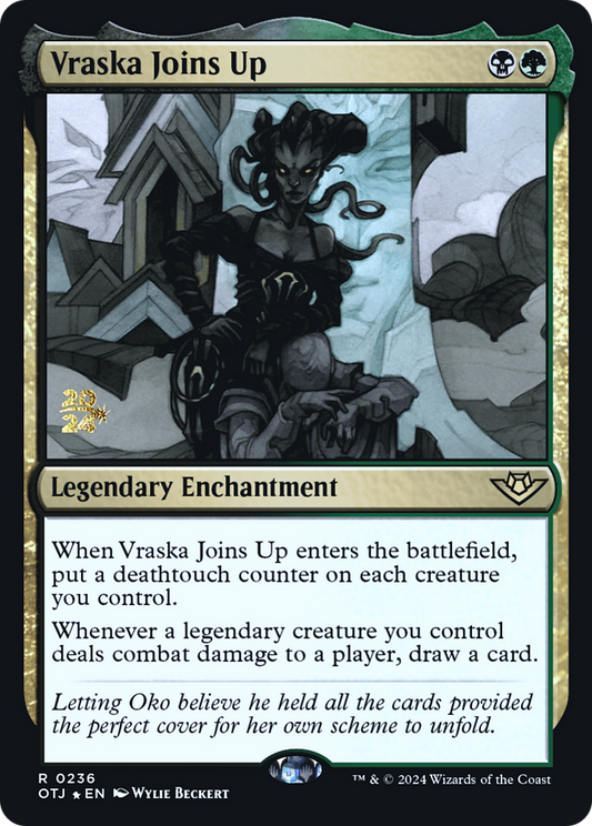 Vraska Joins Up [Outlaws of Thunder Junction Prerelease Promos]