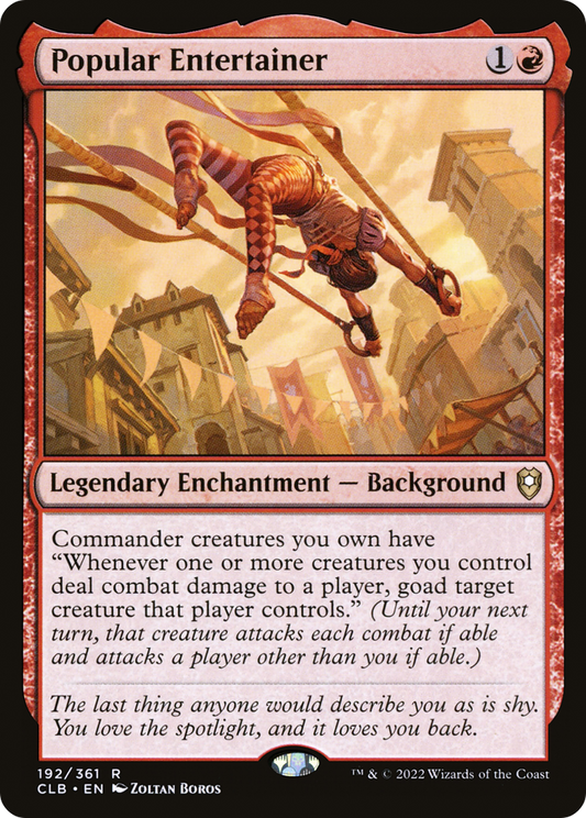 Popular Entertainer [Commander Legends: Battle for Baldur's Gate]