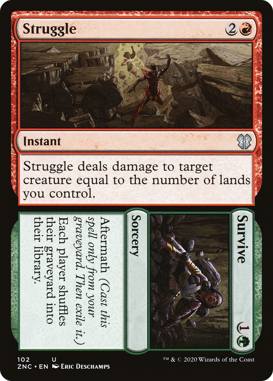 Struggle // Survive [Zendikar Rising Commander]