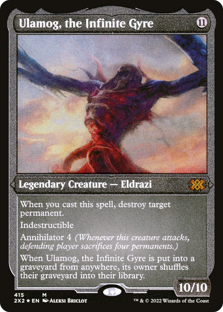 Ulamog, the Infinite Gyre (Foil Etched) [Double Masters 2022]