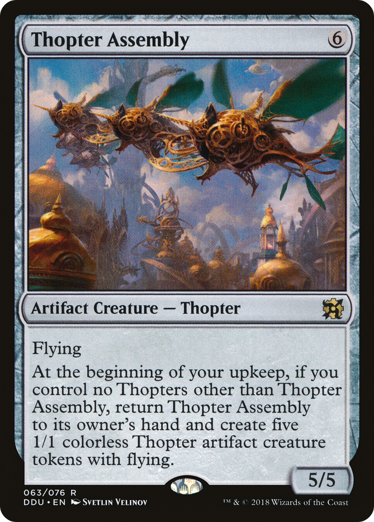 Thopter Assembly [Duel Decks: Elves vs. Inventors]