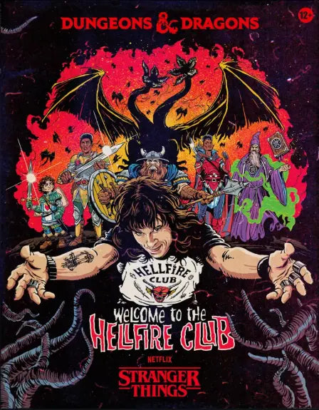 D&D Stranger Things: Welcome to the Hellfire Club Board Game