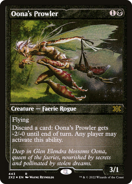 Oona's Prowler (Foil Etched) [Double Masters 2022]