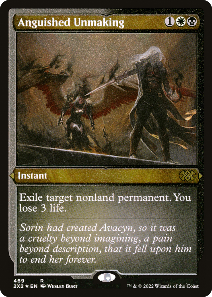 Anguished Unmaking (Foil Etched) [Double Masters 2022]