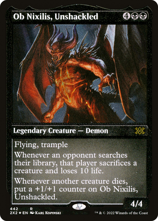 Ob Nixilis, Unshackled (Foil Etched) [Double Masters 2022]