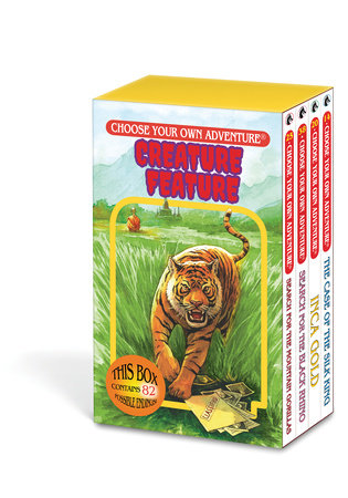 Choose Your Own Adventure Book Boxed Set (The Case of the Silk King, Inca Gold, Search for Black Rhino, Search for Mountain Gorillas)