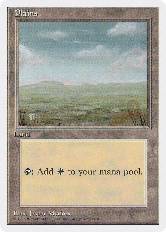 Plains (Signature on Bottom Left) [Introductory Two-Player Set]