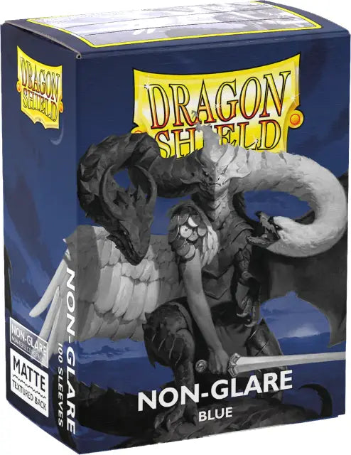 Dragon Shield: Standard 100ct Sleeves - Blue (Non-Glare Matte)