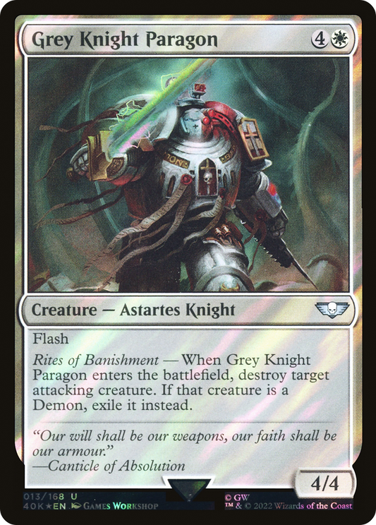 Grey Knight Paragon (Surge Foil) [Warhammer 40,000]