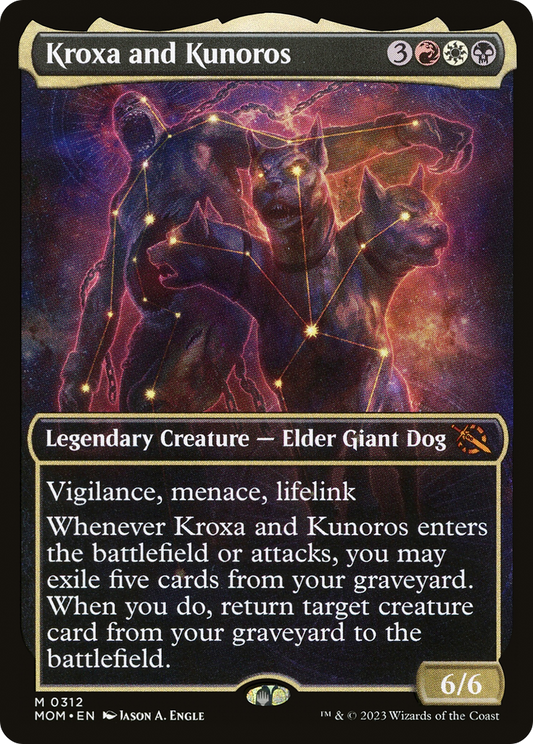 Kroxa and Kunoros (Showcase Planar Booster Fun) [March of the Machine]