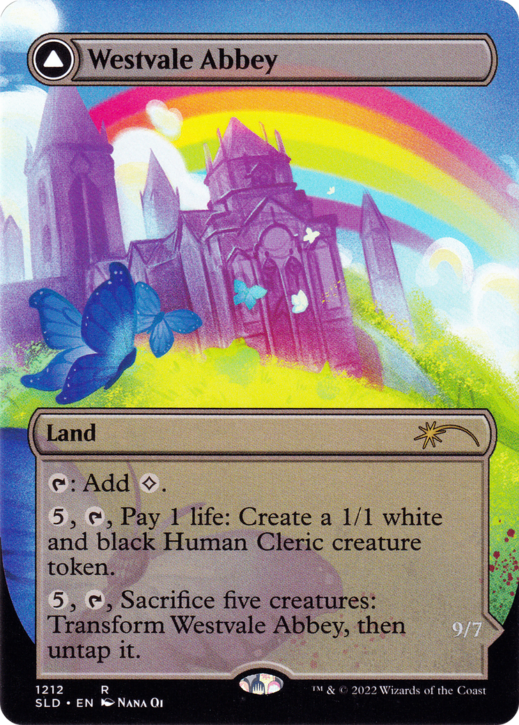 Westvale Abbey // Ormendahl, Profane Prince (Display Commander) (Borderless) [Secret Lair: From Cute to Brute]