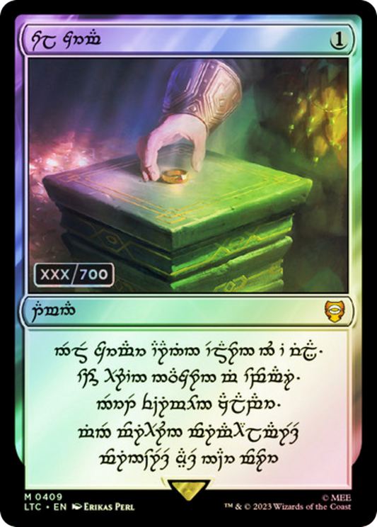 Sol Ring (409) (Dwarven Serialized) [The Lord of the Rings: Tales of Middle-Earth Commander]