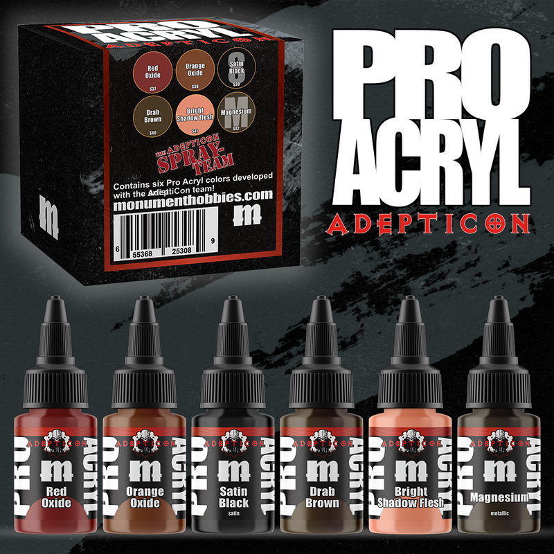 Monument Pro Acryl Signature Series - AdeptiCon Spray Team Set