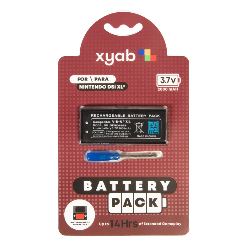 XYAB: Rechargeable Battery Pack - Nintendo DSi XL
