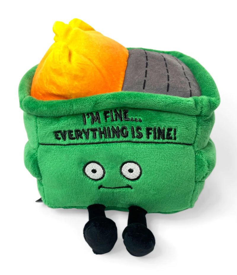 Punchkin - "I'm Fine" Dumpster Plush