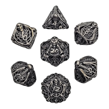 Forged Gaming Deadites' March Hollow Metal RPG Dice Set