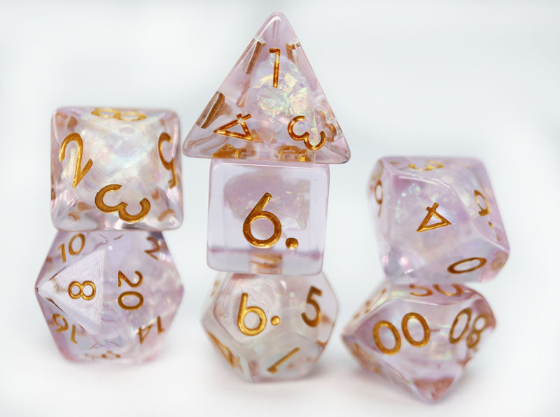 Sakura Petals RPG Dice Set