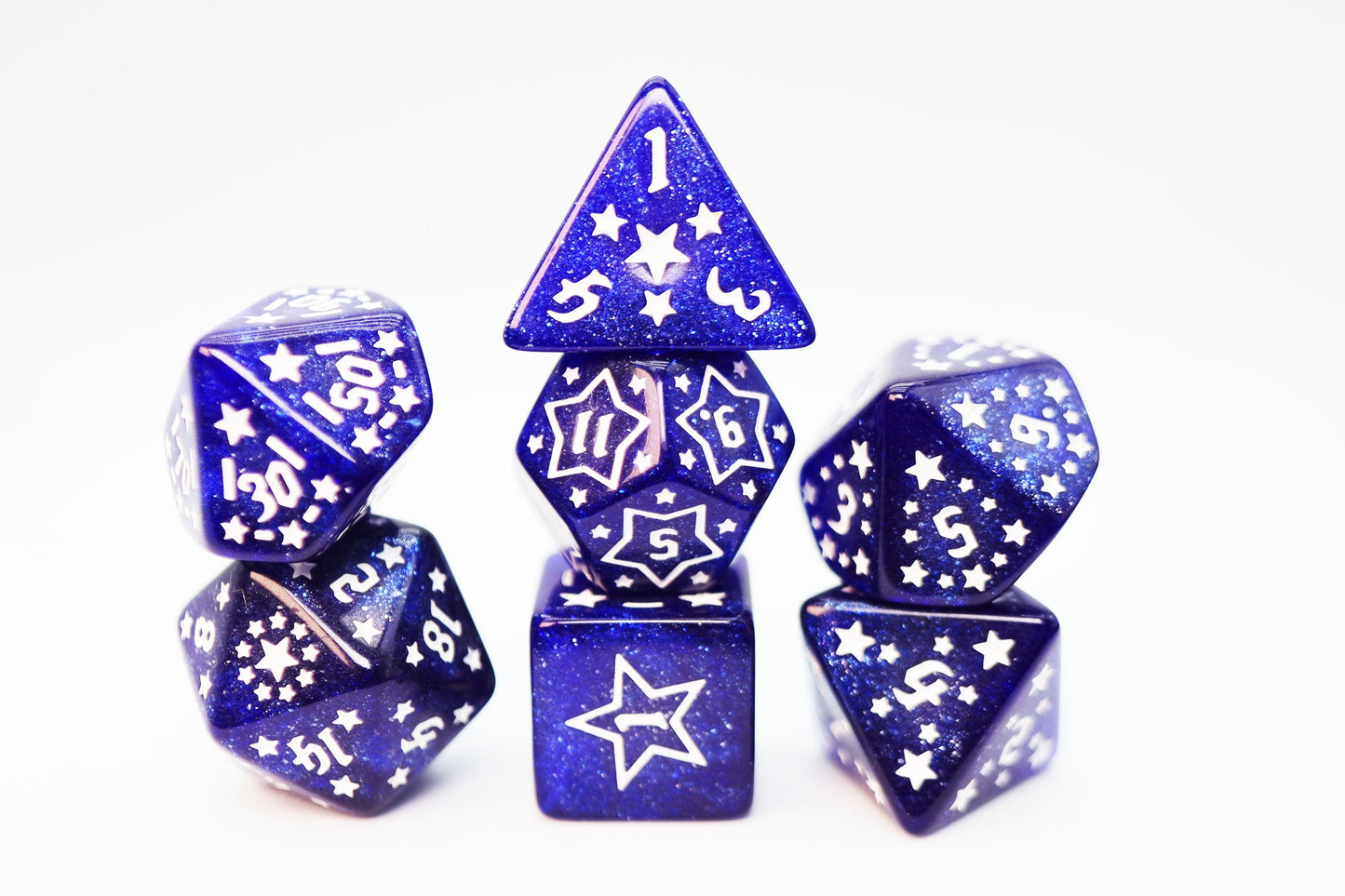 Shooting Stars: Cesium RPG Dice Set