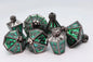 Moonlit Lantern: Midnight Acidfire - Metal RPG Dice